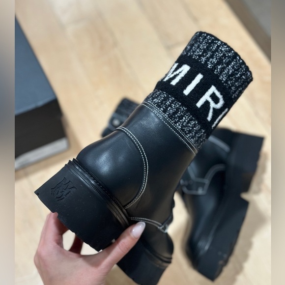 Amiri knit combat boots size 35 new in box - Picture 3 of 10